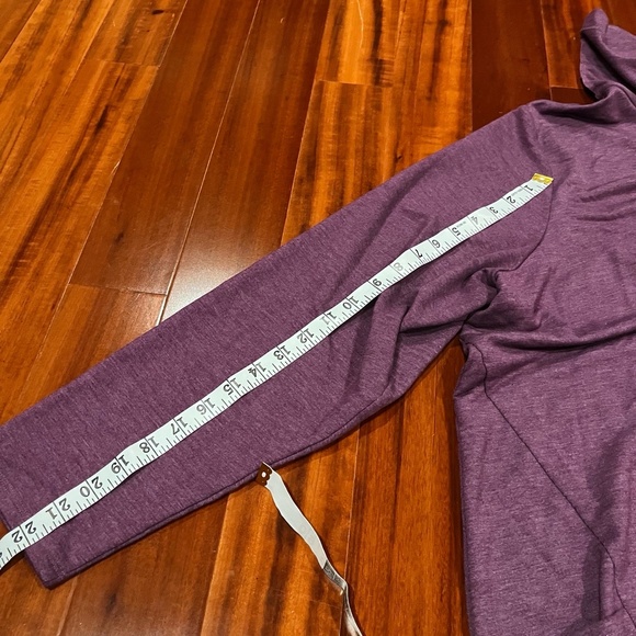 LOGO Lori Goldstein Purple Knit Top Long Sleeve‎ Turtleneck Sweater Plus Size 4X - Picture 7 of 7